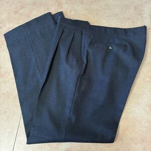 NWOT Sansabelt Jaymar Men's Navy Wool Dress Pants Trouser Slacks
